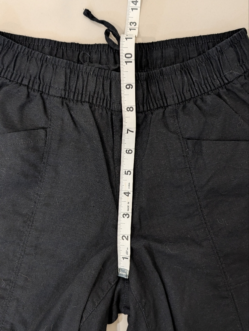 Linen Cropped Pants - Picture 9 of 11